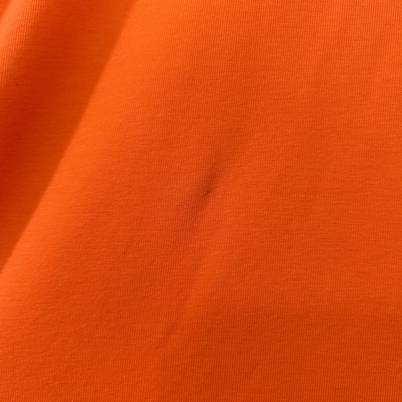 Eileen Fisher T Shirt Dress Womens Small Orange Organic Cotton Shift Mid Length - Picture 9 of 11